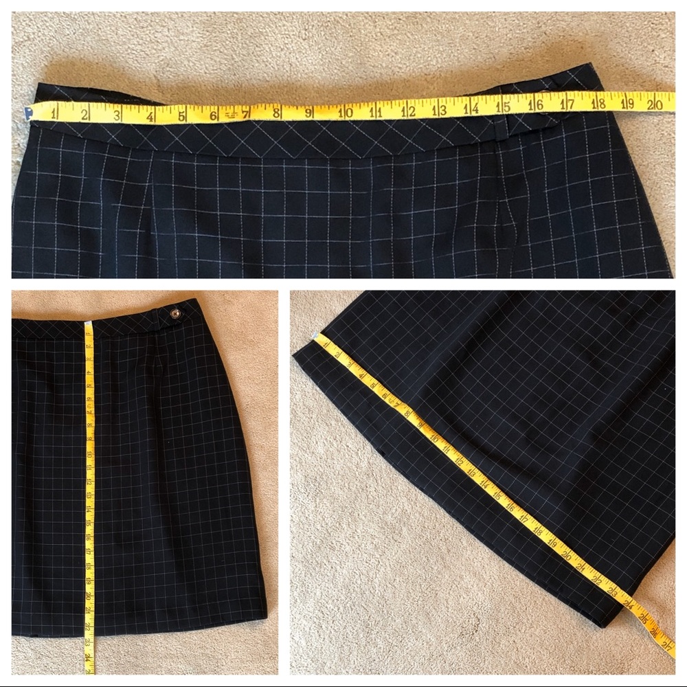 Hillard & Hanson Checkerboard Skirt Suit - Picture 6 of 7